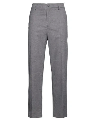 Alpha Studio Man Pants Grey Size 32 Polyester, Viscose, Elastane In Gray