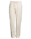 Alpha Studio Man Pants Ivory Size 34 Cotton
