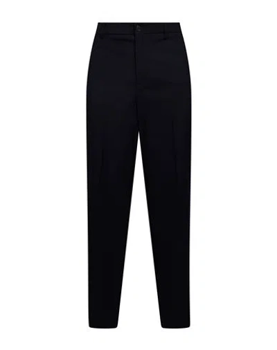 Alpha Studio Man Pants Midnight Blue Size 36 Polyester, Viscose, Elastane In Black