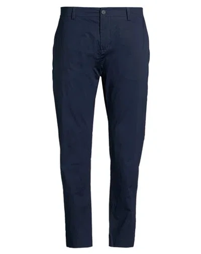 Alpha Studio Man Pants Midnight Blue Size 38 Cotton, Elastane