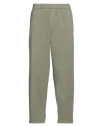 Alpha Studio Man Pants Military Green Size 38 Cotton, Elastane