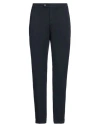 Alpha Studio Man Pants Navy Size 34 Cotton, Viscose, Elastane In Navy Blue