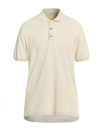 Alpha Studio Polo Shirts In Beige