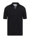 Alpha Studio Man Polo Shirt Black Size 42 Cotton