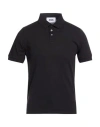 Alpha Studio Man Polo Shirt Black Size 48 Cotton, Elastane