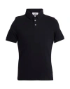 Alpha Studio Man Polo Shirt Midnight Blue Size 40 Cotton In Blue