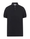Alpha Studio Man Polo Shirt Midnight Blue Size 40 Cotton In Blue