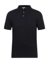Alpha Studio Man Polo Shirt Midnight Blue Size 46 Cotton, Elastane In Blue