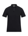 Alpha Studio Man Polo Shirt Midnight Blue Size 40 Cotton In Blue