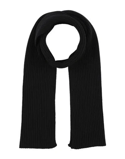 Alpha Studio Man Scarf Black Size - Merino Wool