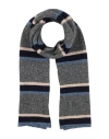 Alpha Studio Man Scarf Grey Size - Wool, Polyamide, Alpaca Wool In Gray