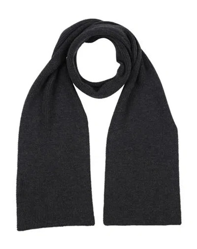 ALPHA STUDIO ALPHA STUDIO MAN SCARF CHARCOAL SIZE - MERINO WOOL