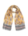 Alpha Studio Man Scarf Yellow Size - Wool