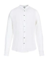 Alpha Studio Man Shirt White Size 40 Linen