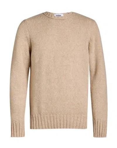 Alpha Studio Man Sweater Beige Size 36 Wool, Polyamide, Alpaca Wool