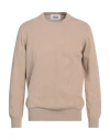 Alpha Studio Man Sweater Beige Size 42 Cotton