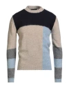 Alpha Studio Man Sweater Beige Size 42 Wool
