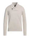 Alpha Studio Man Sweater Beige Size 44 Merino Wool