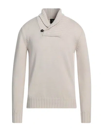 Alpha Studio Man Sweater Beige Size 44 Merino Wool