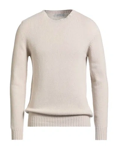 Alpha Studio Man Sweater Beige Size 44 Recycled Wool, Ecovero Viscose, Recycled Polyamide, Recycled  In Sand