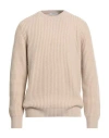 Alpha Studio Man Sweater Beige Size 44 Wool, Viscose, Polyamide, Textile Fibers In Neutral