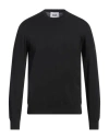 Alpha Studio Man Sweater Black Size 40 Cotton