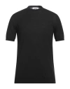 Alpha Studio Man Sweater Black Size 40 Cotton