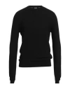 Alpha Studio Man Sweater Black Size 40 Merino Wool