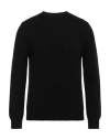 Alpha Studio Man Sweater Black Size 36 Acrylic, Alpaca Wool, Polyamide, Merino Wool