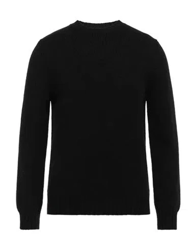 Alpha Studio Man Sweater Black Size 36 Acrylic, Alpaca Wool, Polyamide, Merino Wool