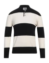 Alpha Studio Man Sweater Black Size 42 Cotton, Polyamide, Elastane In Black