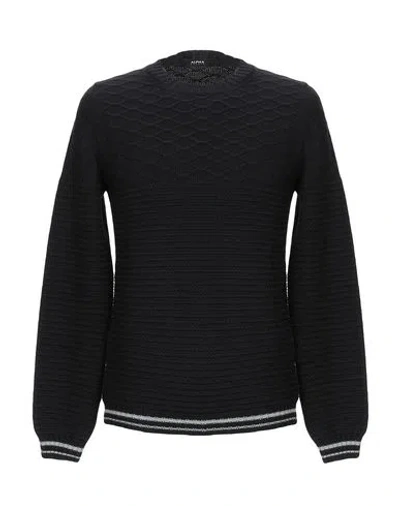 Alpha Studio Sweater In Black