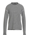 Alpha Studio Man Sweater Black Size 44 Wool, Viscose, Polyamide, Cashmere
