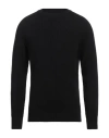 Alpha Studio Man Sweater Black Size 46 Wool