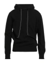 Alpha Studio Man Sweater Black Size 48 Geelong Wool