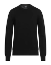 Alpha Studio Man Sweater Black Size 48 Merino Wool