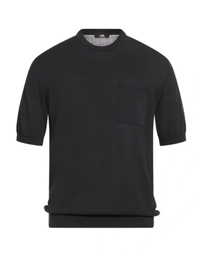 Alpha Studio Man Sweater Black Size 48 Sea Island Cotton