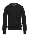Alpha Studio Man Sweater Black Size 50 Merino Wool