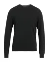 Alpha Studio Sweaters In Black