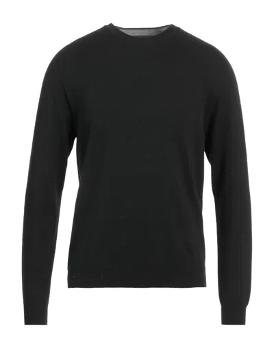 Alpha Studio Sweaters In Black