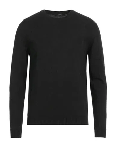 Alpha Studio Man Sweater Black Size L Viscose, Nylon, Wool, Cashmere, Polyester