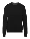 Alpha Studio Sweaters In Black