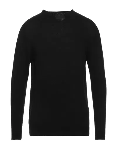 Alpha Studio Sweaters In Black