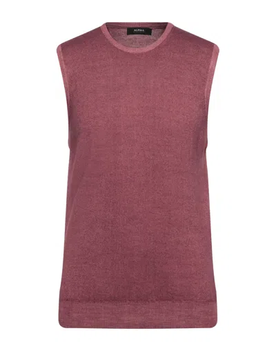 Alpha Studio Sweaters In Red