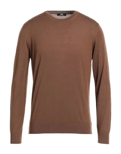 Alpha Studio Sweaters In Brown