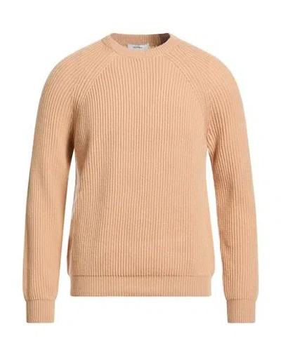 Alpha Studio Man Sweater Camel Size 44 Wool, Cashmere In Brown