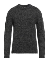 Alpha Studio Man Sweater Charcoal Size 42 Wool, Recycled Polyamide, Alpaca Wool