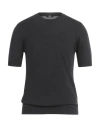 Alpha Studio Man Sweater Charcoal Size 44 Merino Wool