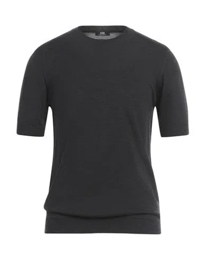 Alpha Studio Man Sweater Charcoal Size 44 Merino Wool
