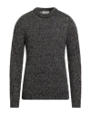 Alpha Studio Man Sweater Charcoal Size 44 Wool, Recycled Polyamide, Alpaca Wool